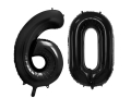 BALONY 60 CZARNE 34'' 86cm 2szt
