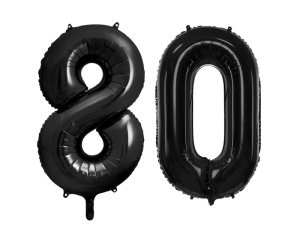 BALONY 80 CZARNE 34'' 86cm 2szt