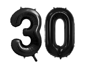 BALONY 30 CZARNE 34'' 86cm 2szt