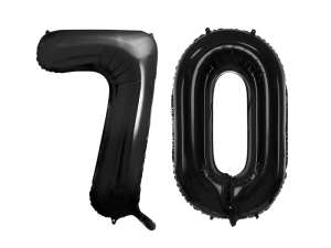 BALONY 70 CZARNE 34'' 86cm 2szt