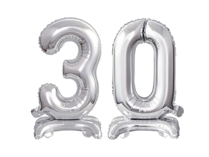 BALONY 30 SREBRNE 15'' 38cm 2szt