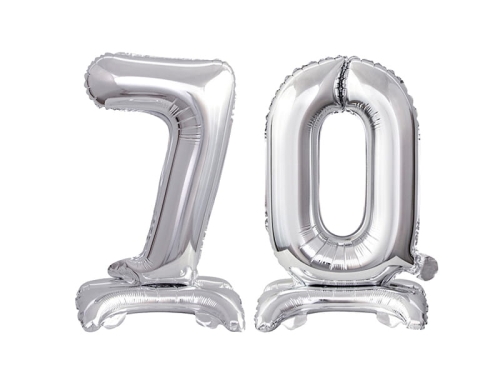 BALONY 70 SREBRNE 15'' 38cm 2szt