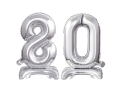 BALONY 80 SREBRNE 15'' 38cm 2szt