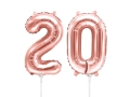 BALONY 20 RÓŻOWE ZŁOTO 14'' 35cm 2szt