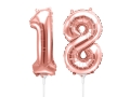 BALONY 18 RÓŻOWE ZŁOTO 14'' 2szt