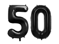 BALONY 50 CZARNE 34'' 86cm 2szt