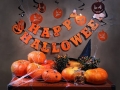 BANER HAPPY HALLOWEEN POMARAŃCZOWY 2,1m