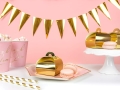 GIRLANDA TRÓJKĄTY METALLIC ZŁOTE 2,15m