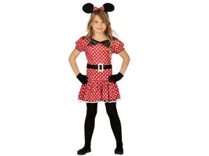 STRÓJ SUKIENKA MINNIE CZERWONA 95-105