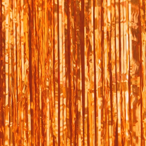 KURTYNA PARTY POMARAŃCZOWA 100x240cm