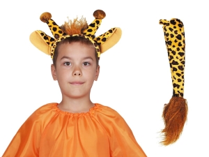 ZESTAW ŻYRAFA BRĄZOWY 2el