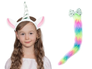 ZESTAW JEDNOROŻEC KOLOROWY 2el