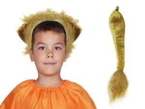 ZESTAW LEW ZŁOTO-BRĄZOWY 2el