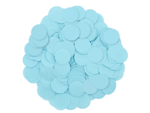 KONFETTI PAPIEROWE KÓŁKA NIEBIESKIE 1,5cm 15g
