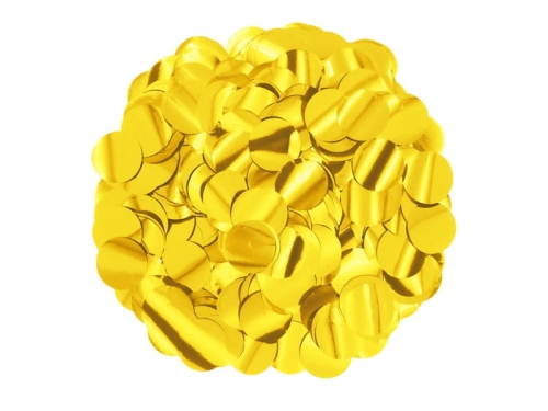 KONFETTI FOLIOWE KÓŁKA ZŁOTE 1,5cm 15g