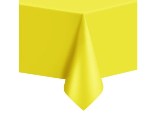 OBRUS FOLIOWY ŻÓŁTY 274x137cm