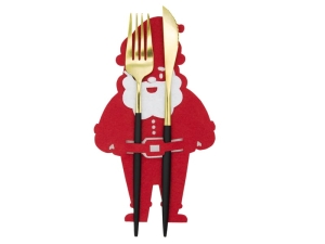 PODKŁADKI POD SZTUĆCE MIKOŁAJ CZERWONE 20cm 6szt