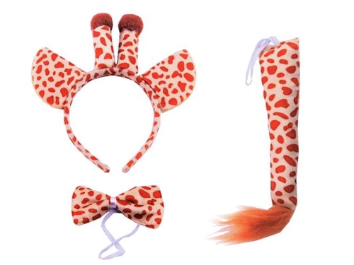 ZESTAW ŻYRAFA BRĄZOWY 3el