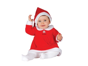 STRÓJ SUKIENKA MIKOŁAJKA CZERWONY 80-86