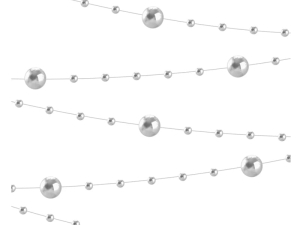 GIRLANDA KULKI SREBRNA 6,5m