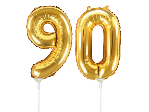 BALONY 90 ZŁOTE 14'' 35cm 2szt