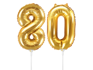 BALONY 80 ZŁOTE 14'' 35cm 2szt