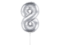 BALONY 80 SREBRNE 14'' 35cm 2szt