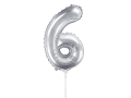 BALONY 60 SREBRNE 14'' 35cm 2szt