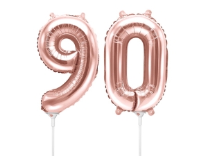 BALONY 90 RÓŻOWE ZŁOTO 14'' 35cm 2szt