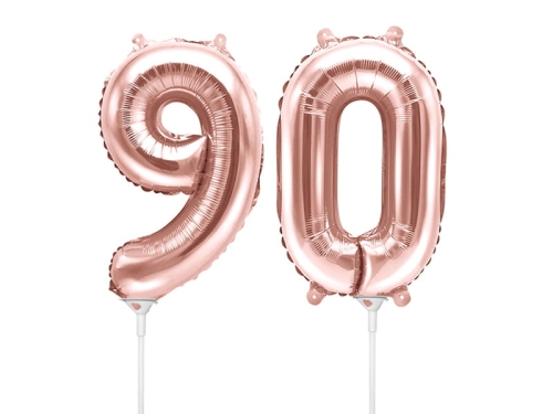 BALONY 90 RÓŻOWE ZŁOTO 14'' 35cm 2szt