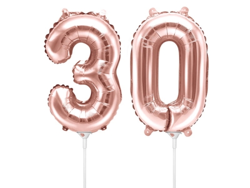 BALONY 30 RÓŻOWE ZŁOTO 14'' 35cm 2szt