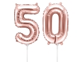 BALONY 50 RÓŻOWE ZŁOTO 14'' 35cm 2szt