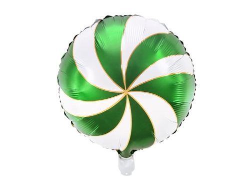 BALON LIZAK BIAŁO-ZIELONY 14'' 35cm