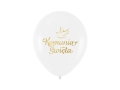 BALON BIAŁY KOMUNIA ŚWIĘTA GOŁĄBEK 30cm 1szt
