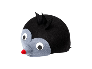 CZAPKA KRECIK RUCHOME OCZY CZARNA