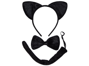 ZESTAW KOTEK CZARNY 3el