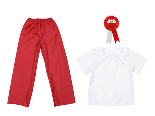 ZESTAW NARODOWY BIAŁO-CZERWONY 98-110 3el