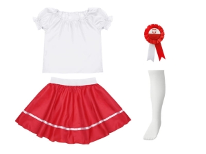 ZESTAW NARODOWY BIAŁO-CZERWONY 98-110 4el