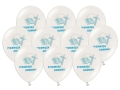 BALONY LATEKSOWE BIAŁE I KOMUNIA ŚW. NIEBIESKIE 27 cm 10 szt.
