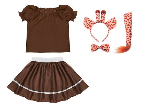 ZESTAW ŻYRAFA BRĄZOWY 98-110 5el