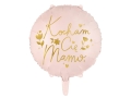 BALON KOCHAM CIĘ MAMO JASNORÓŻOWY 18'' 45cm