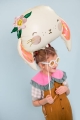 BALON KRÓLIK GŁOWA BIAŁY 26'' 65cm