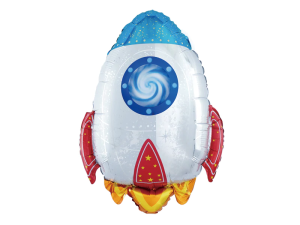 BALON PARTY PAL RAKIETA SREBRNY 30'' 75cm