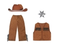 ZESTAW SZERYF BRĄZOWY 116-128 4el