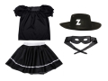 ZESTAW ZORRO CZARNY 98-110 4el