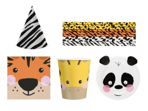 ZESTAW URODZINOWY ZWIERZĄTKA 23szt