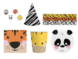 ZESTAW URODZINOWY ZWIERZĄTKA 27szt