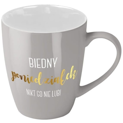 KUBEK BIEDNY PONIEDZIAŁEK SZARY