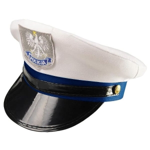 CZAPKA POLICJA BIAŁA L