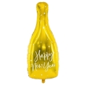 BALON BUTELKA HAPPY NEW YEAR ZŁOTY 32'' 82cm